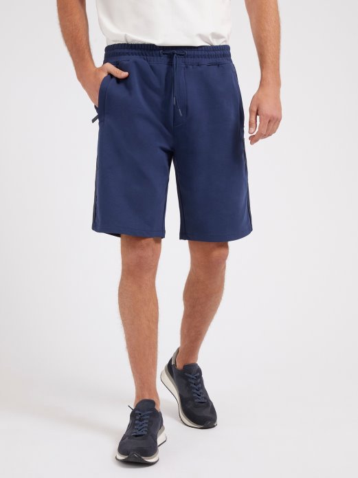 Kratke Hlače S Logom Plava Guess Shopping