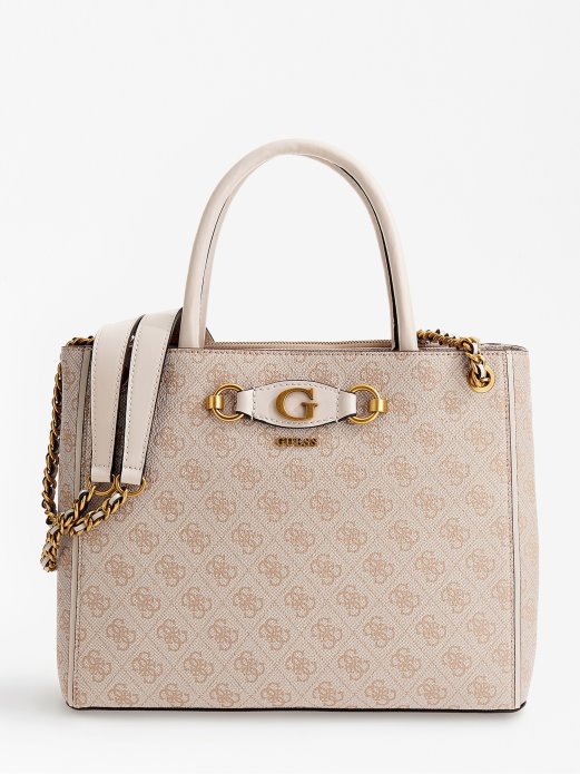 Krem Izzy 4g Logo Maxi Torbica Guess Shopping