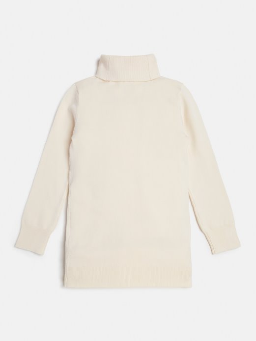 Krema Guess Shopping Haljina S Ovratnikom