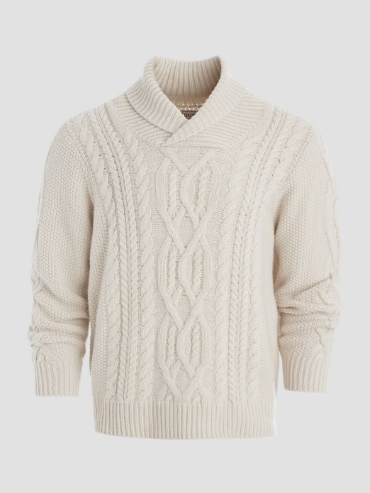 Kyle šal Džemper Ecru Biser Guess Shopping