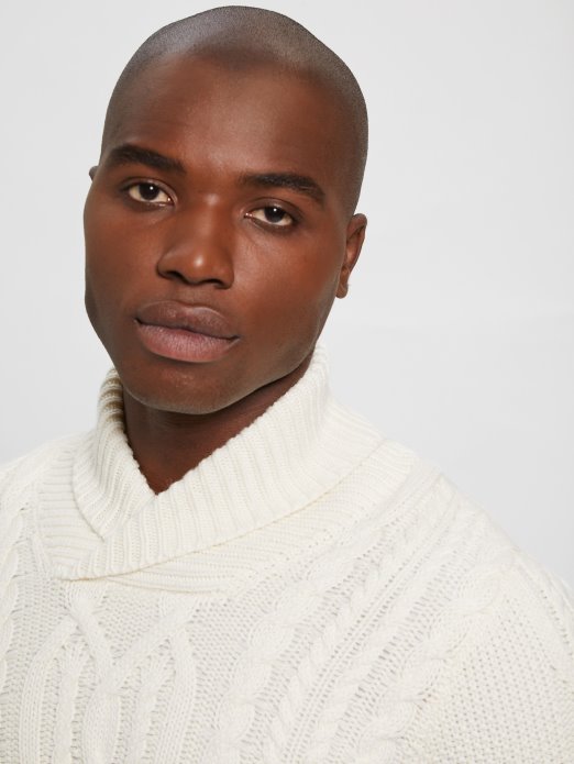 Kyle šal Džemper Ecru Biser Guess Shopping