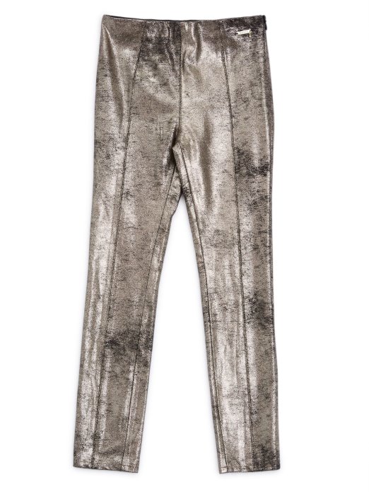 laminated gold on black