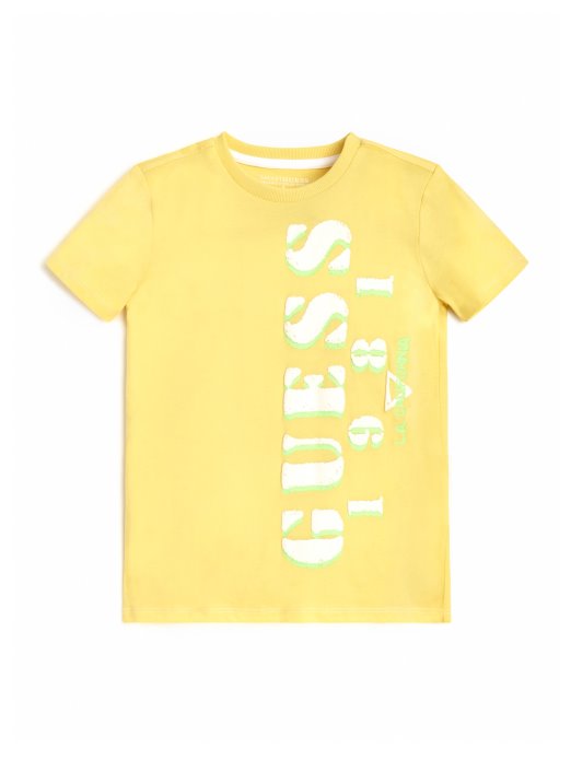 Lemon Mist Kontrastna Majica S Logotipom (7-16) Guess Shopping