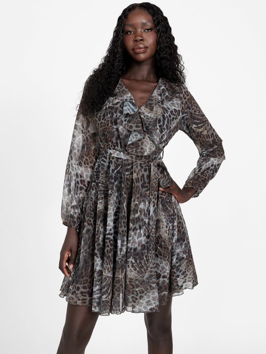 leopard jacquard multi