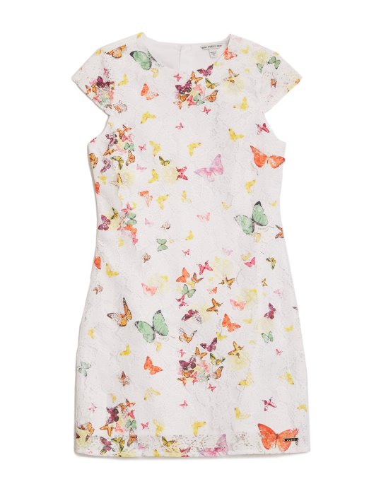 Leptir Kolaž Leptir čipkasta Haljina (8-14) Guess Shopping