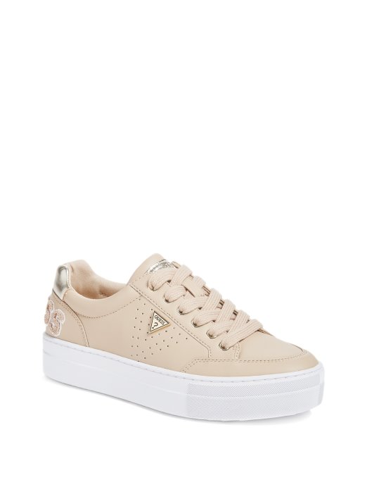 Light Natural Guess Shopping Varsity Low Top