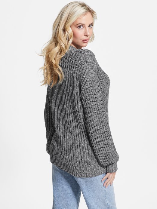 Lise Džemper S Izrezima Guess Shopping Mindful Lurex Multi