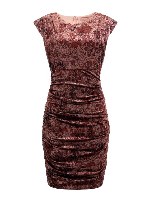 Ljubičasta Baršunasta Haljina Za Kupovinu