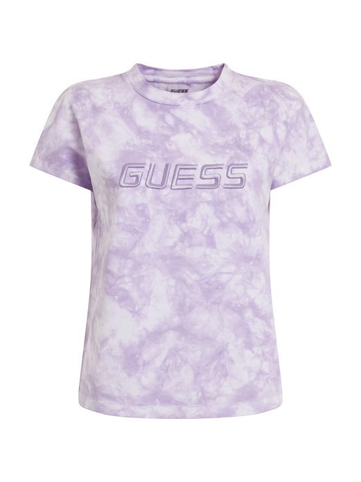 Ljubičasta Guess Shopping Tie-dye Majica
