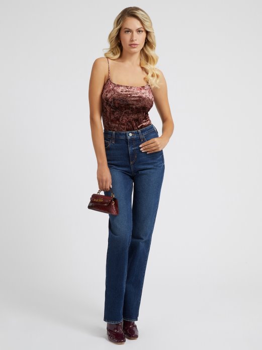 Ljubičasto Guess Shopping Baršunasto Tijelo S Cvjetnim Printom