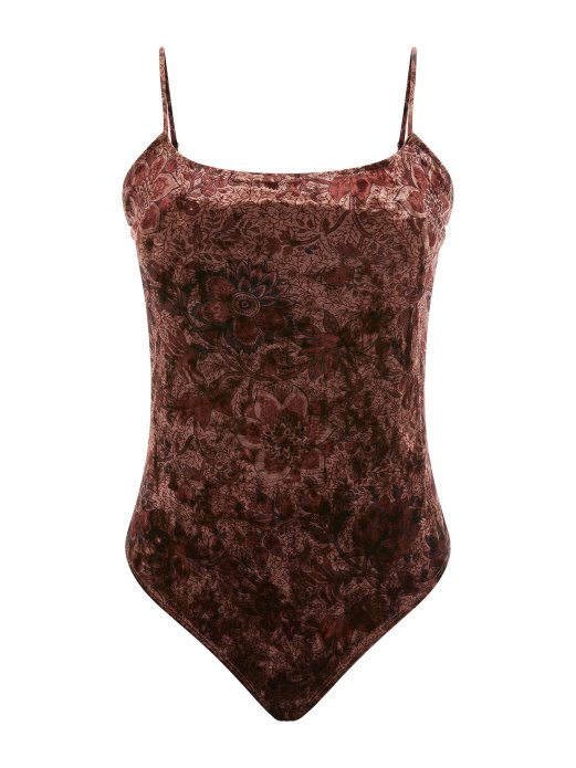 Ljubičasto Guess Shopping Baršunasto Tijelo S Cvjetnim Printom