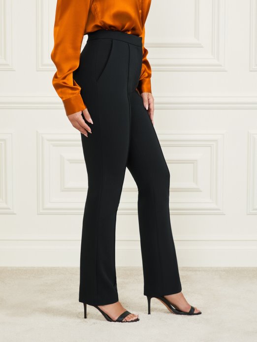 Logan Ravne Hlače Jet Crne Guess Shopping