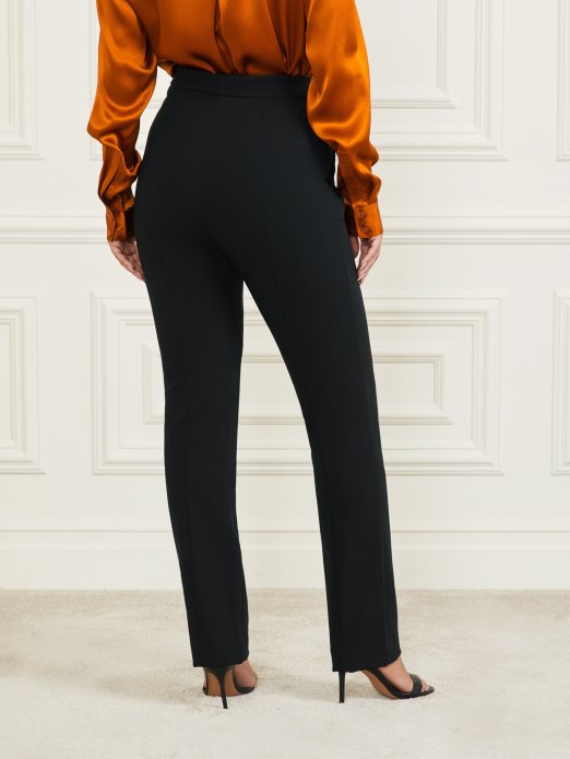 Logan Ravne Hlače Jet Crne Guess Shopping