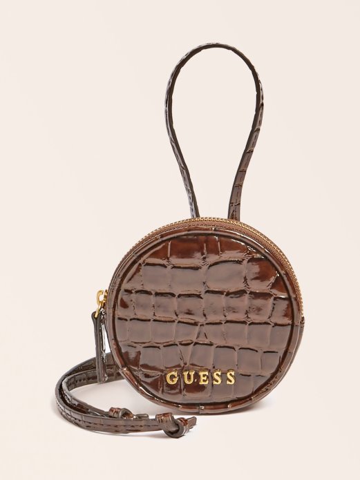 Logo Mini Pochette Brown Guess Shopping