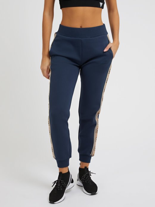 Logo Tape Jogger Pant Guess Shopping Blue
