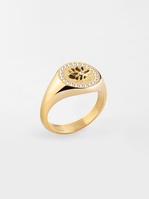 Lotosov Prsten Multi Gold Guess Shopping
