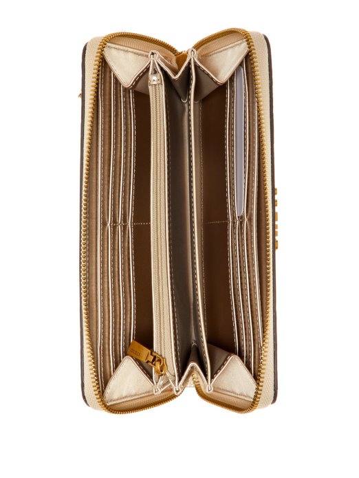 Lovor Veliki Novčanik S Patentnim Zatvaračem Guess Shopping Light Cognac