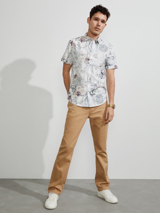 Lucky Beige Delmar Slim Ravne Traperice Guess Shopping