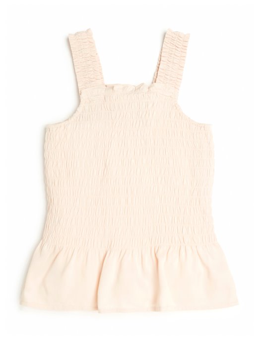 Lutka Roza Smocked Peplum Tank (7-14) Guess Shopping