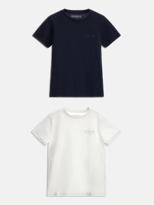 Majica Kratkih Rukava 2 Pakiranja Guess Shopping Plava