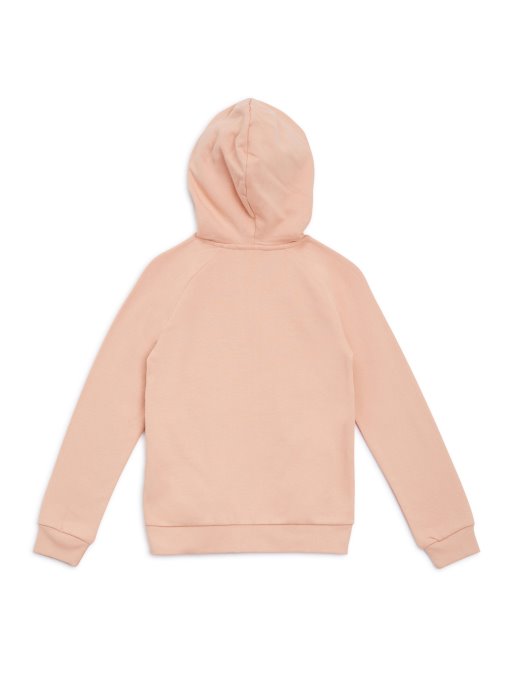 Majica S Kapuljačom S Baker Logotipom (7-14) Guess Shopping Breskvasta Ruža