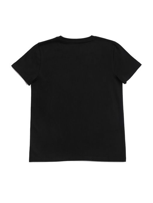 Majica S Logotipom Grega (2-6) Guess Shopping Jet Crna