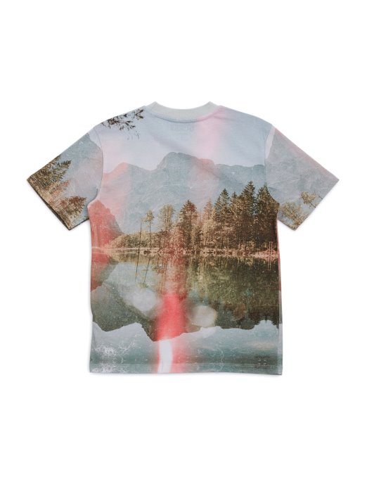 Majica S Logotipom S Planinskim Printom Guess Shopping (7-16)