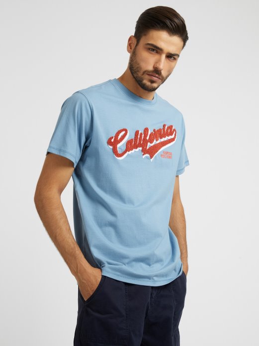 Majica S Plavim Vezom Sprijeda Pogodi Kupnju