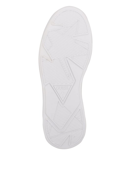 Manney Pleteni Logo Visoke Tenisice Bijele Višestruke Tkanine Guess Shopping
