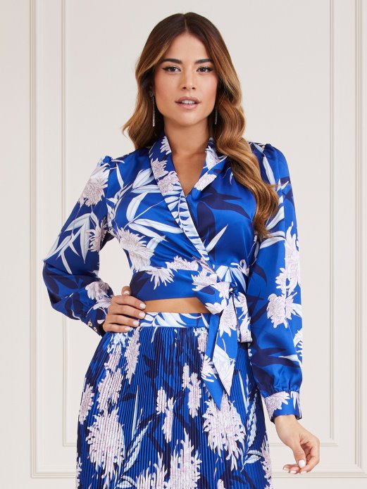 Marciano All Over Print Bluza Guess Shopping Plava Multi