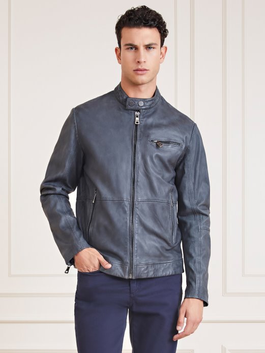 Marciano Biker Od Prave Kože Guess Shopping Black