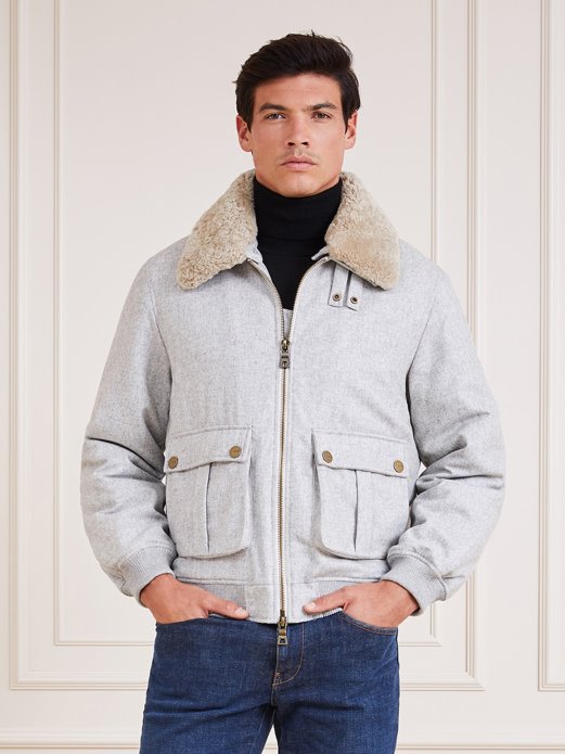 Marciano Bombaš Od Mješavine Vune Guess Shopping Bijela