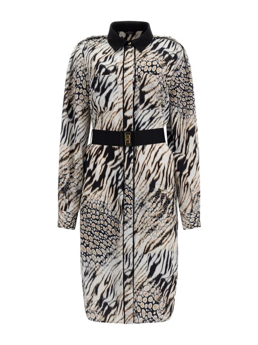 Marciano Chemisier Haljina Guess Shopping Bijela Multi