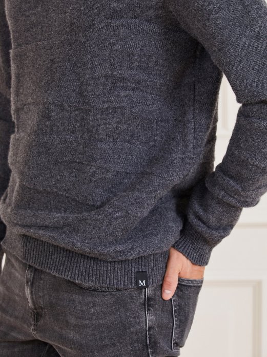 Marciano Džemper Od Mješavine Vune Smeđi Multi Guess Shopping