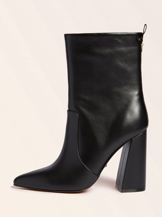 Marciano Gležnjače Od Prave Kože Crne Guess Shopping