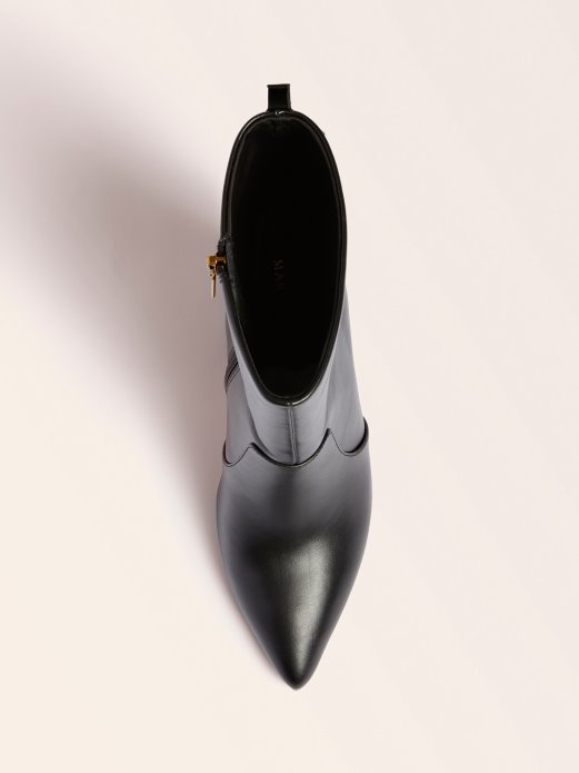 Marciano Gležnjače Od Prave Kože Crne Guess Shopping