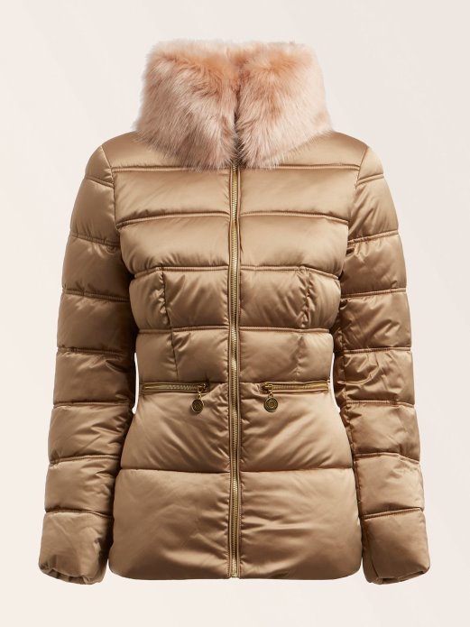 Marciano Podstavljena Satenska Jakna Bež Guess Shopping