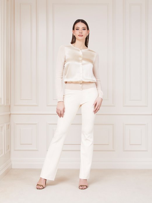 Marciano Pulover Od Mješavine Viskoze Guess Shopping Bež