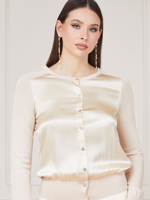 Marciano Pulover Od Mješavine Viskoze Guess Shopping Bež