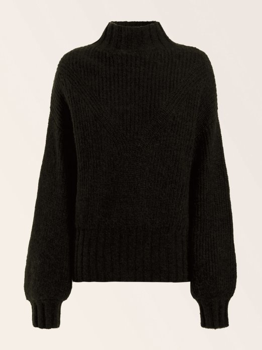 Marciano Pulover Od Mješavine Vune Crni Guess Shopping