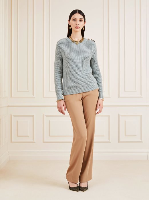 Marciano Pulover Od Mješavine Vune Sivi Guess Shopping