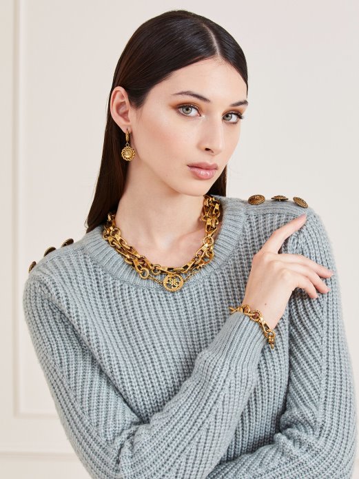 Marciano Pulover Od Mješavine Vune Sivi Guess Shopping