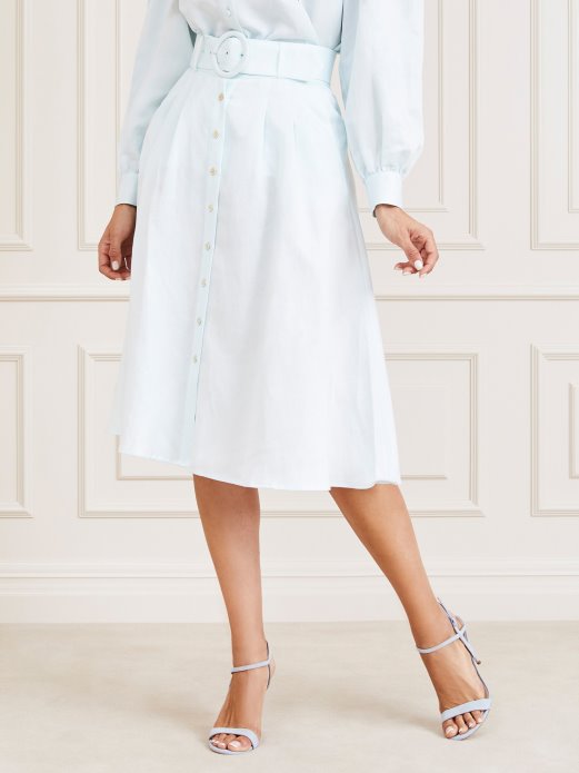 Marciano Suknja S Remenom Svijetloplava Guess Shopping