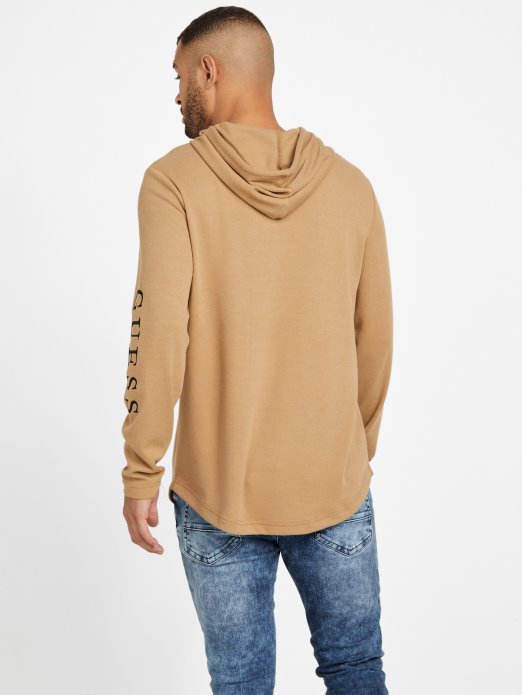 Margo Waffle Hoodie Guess Shopping Tost Taupe