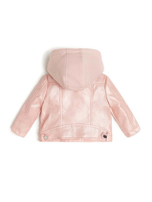 Metalik Jakna Od Umjetne Kože (2-7) Guess Shopping Ružičaste Ruže