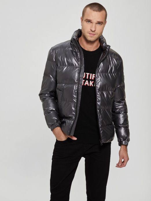 Metalik Puffer Jakna Magnetic Guess Shopping