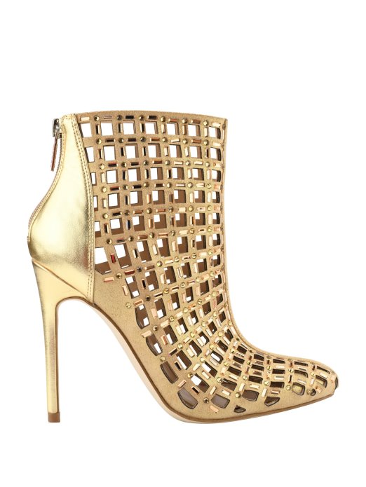 Metalne čizme U Kavezu Sa Zlatnim Kamenčićima Guess Shopping