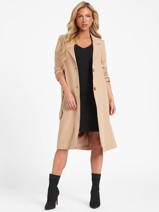 Milky Caramel Olicia Longline Jacket Guess Shopping