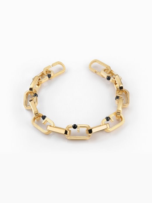 Multi Gold Guess Shopping G-stripes-narukvica