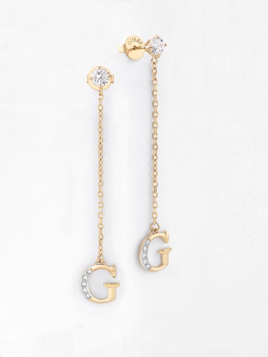 Multi Gold Guess Shopping Kristal-harmonija-naušnice